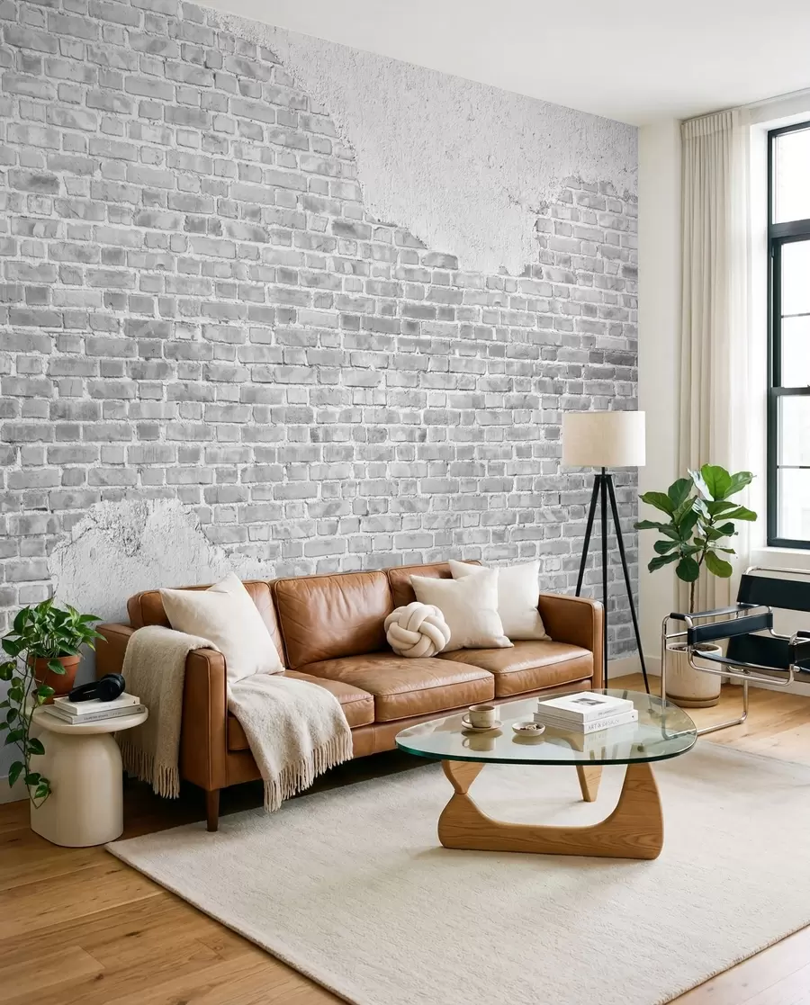 Wall Mural Photo Wallpaper Pattern, brick and font u53029