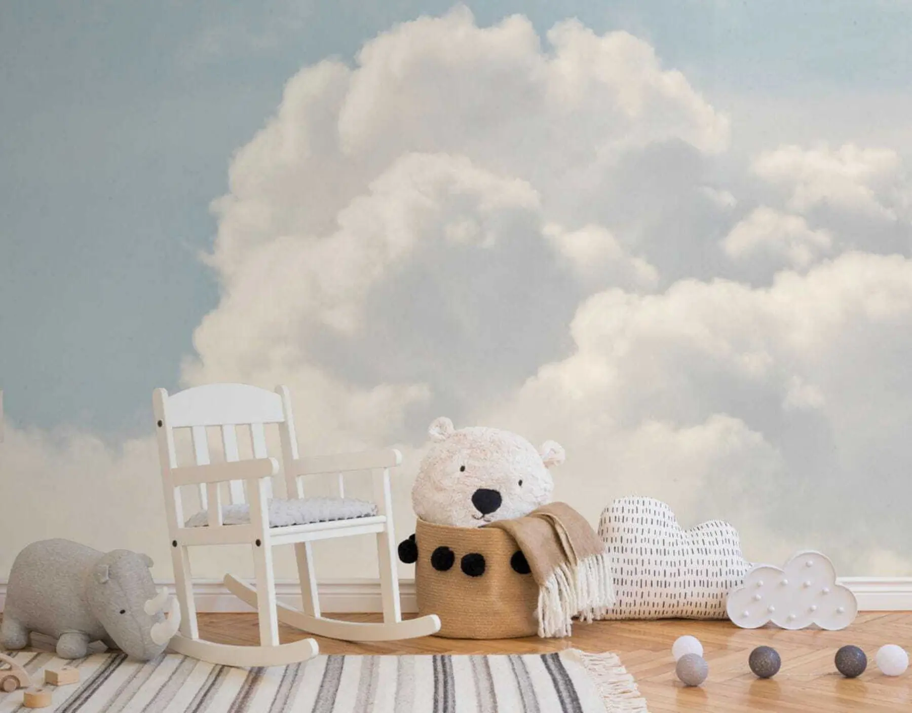 peintures murales Nuages cotonneux u51247