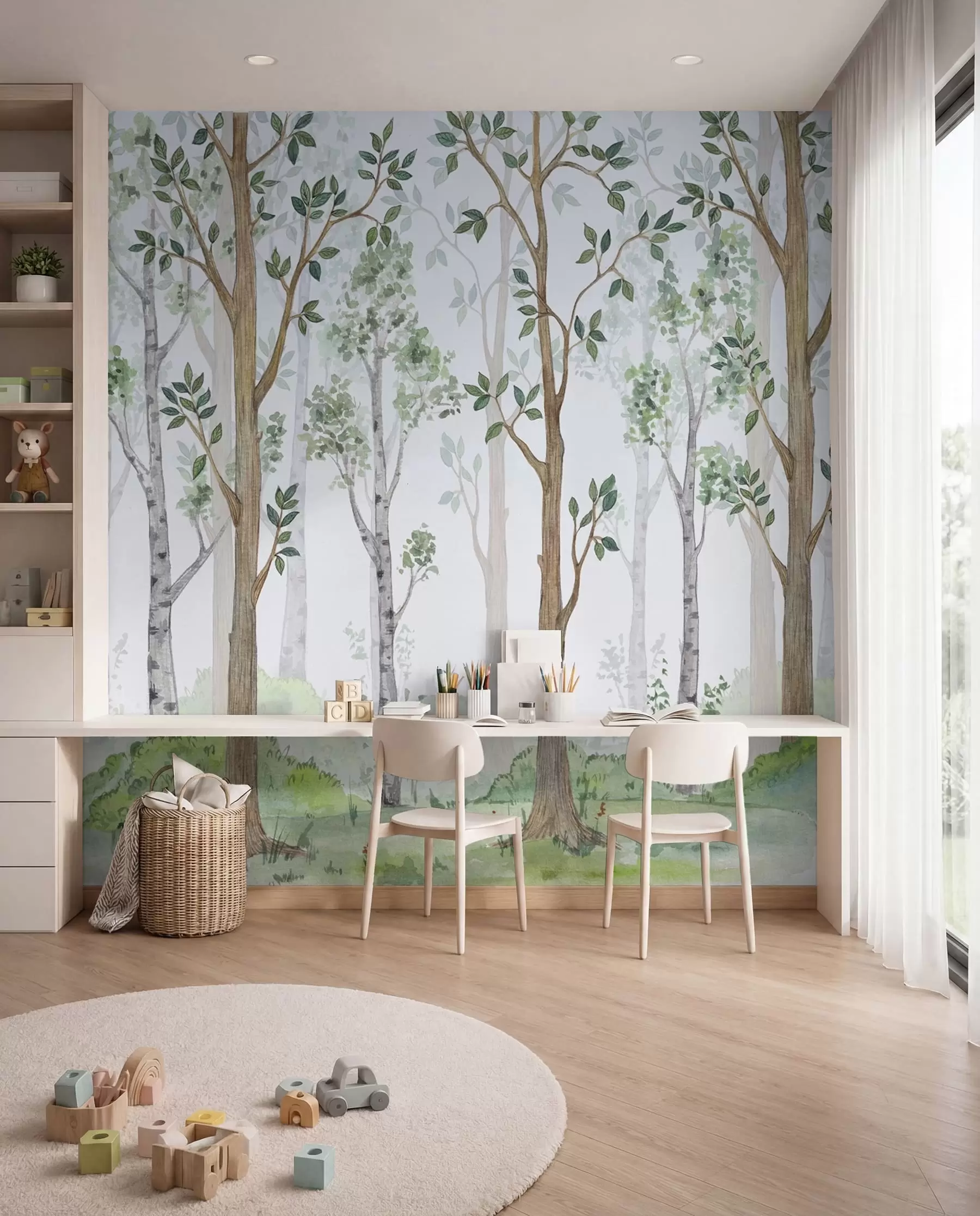 peintures murales Petites merveilles des bois u51424