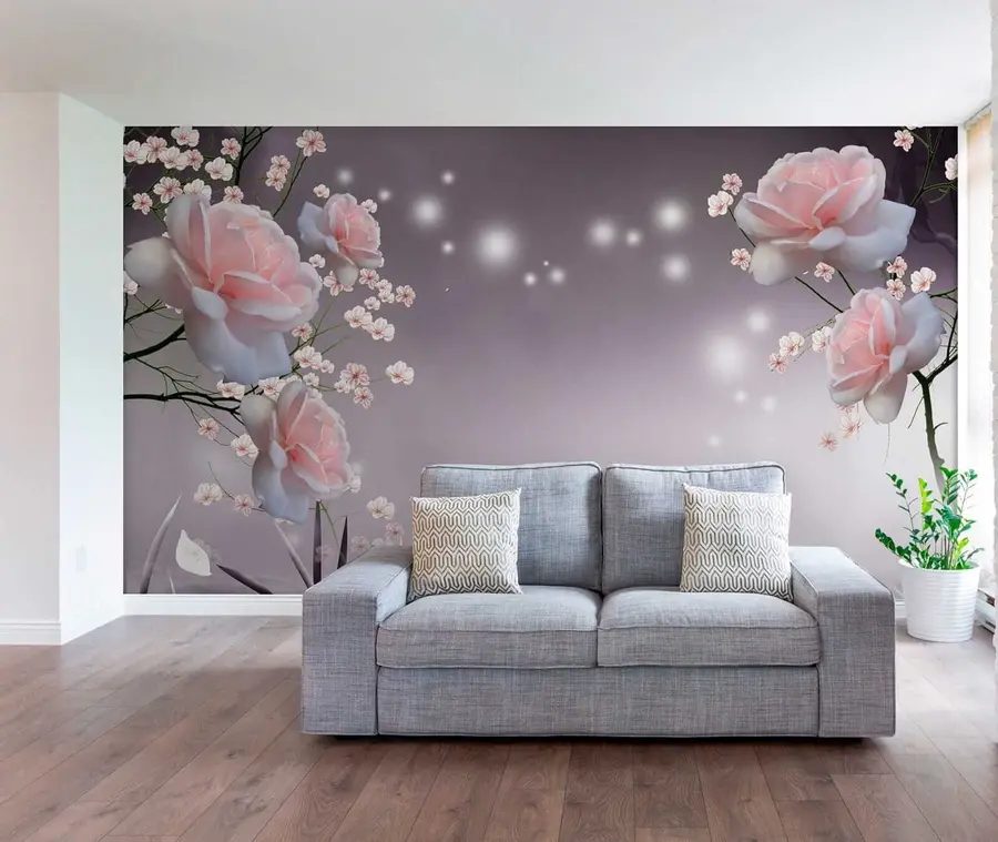 murales Flor, planta y fotografía u01045