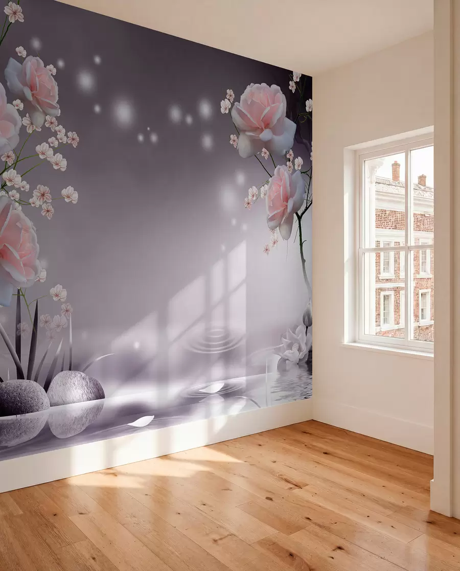 peintures murales Fleur, plante et photographie u01045