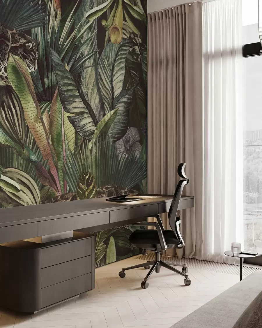 wall murals Mysterious jungle u51884