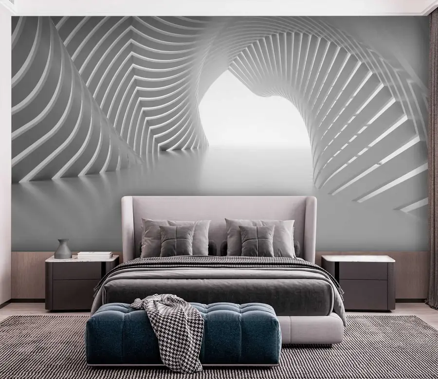 murales Gris, simetría y tintes y matices u02035