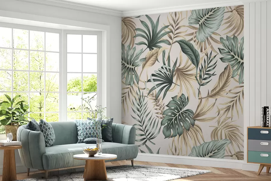 murales Hojas de colores u51888