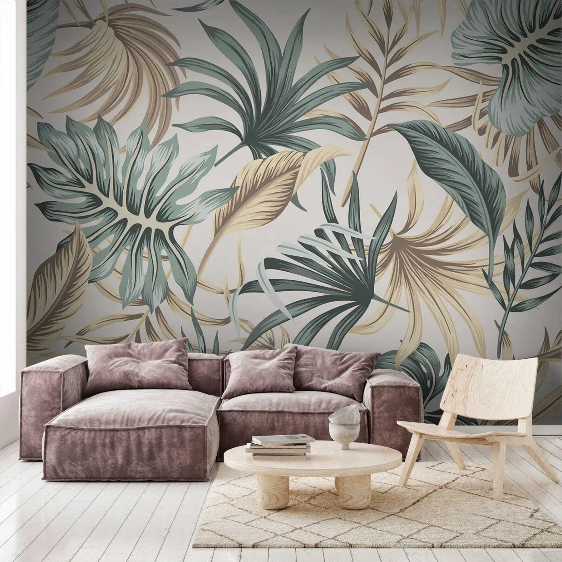 murales Hojas de colores u51888
