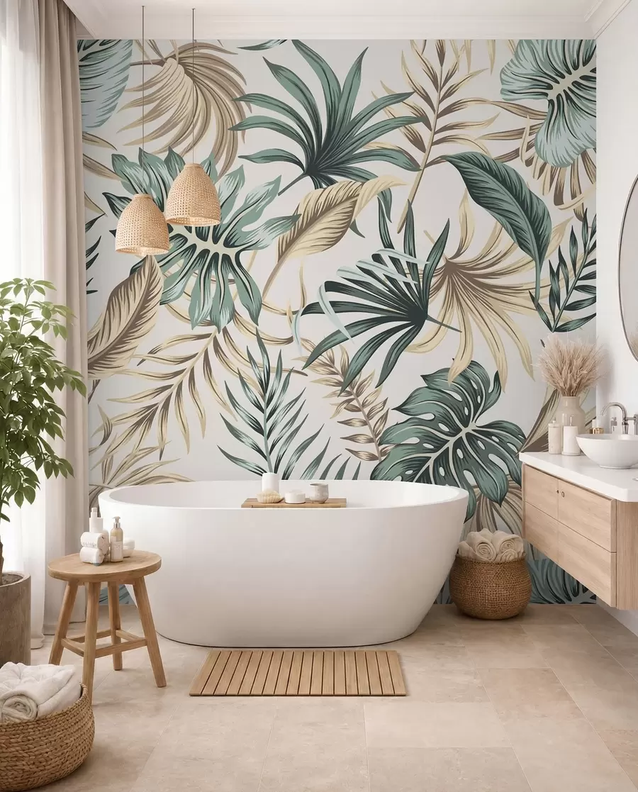 wall murals Colorful leaves u51888