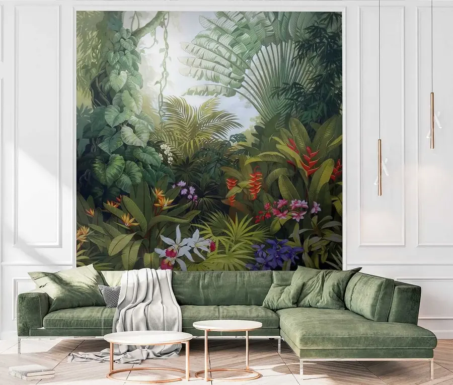 Wall Mural Photo Wallpaper Bright tropical forest u02708