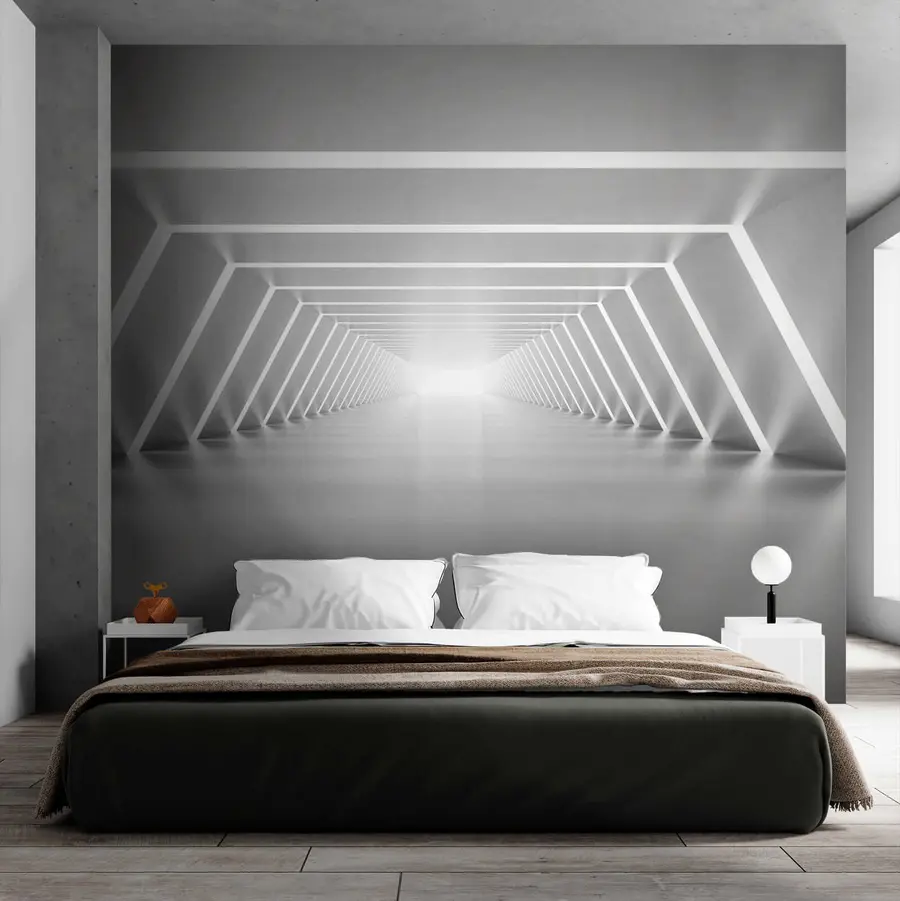 murales Túnel gris u03369