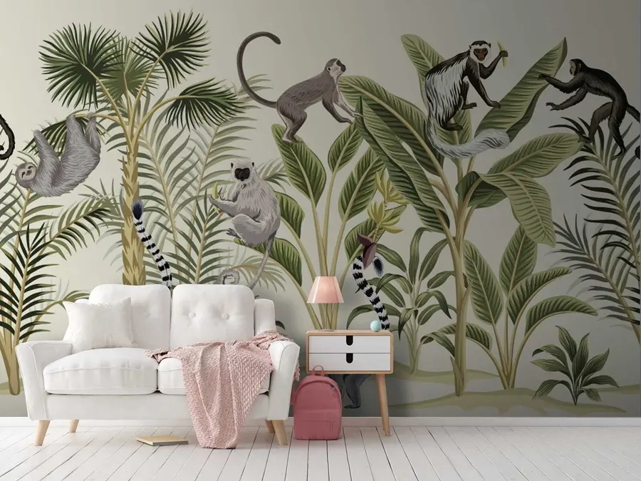 Wall Mural Photo Wallpaper Exotic animals wallpaper u51912
