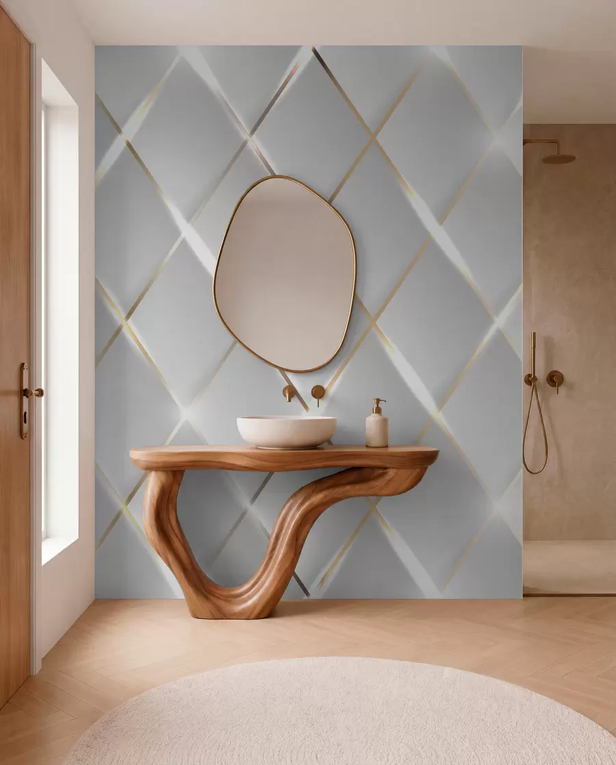 wall murals Grid on a white background u06014