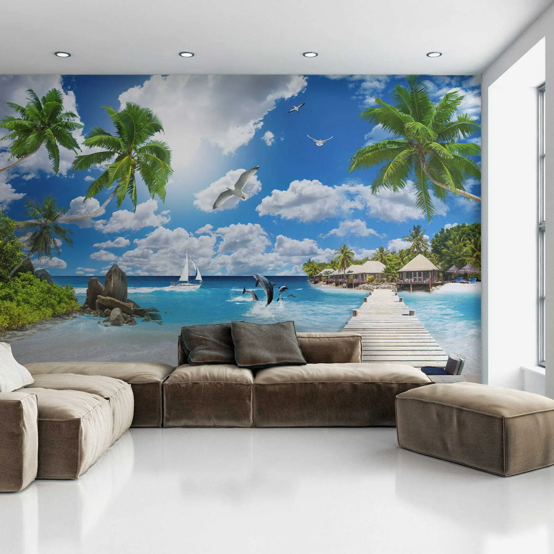 Wall Mural Photo Wallpaper Paradise Island u06969