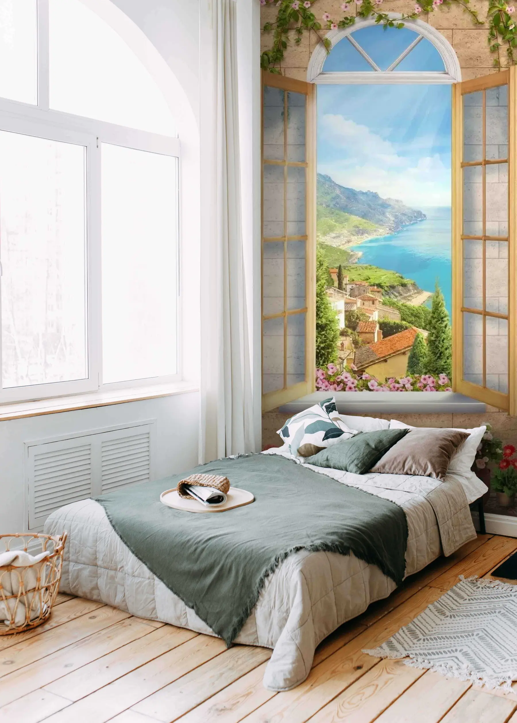 wall murals Flower, water and plant u07042