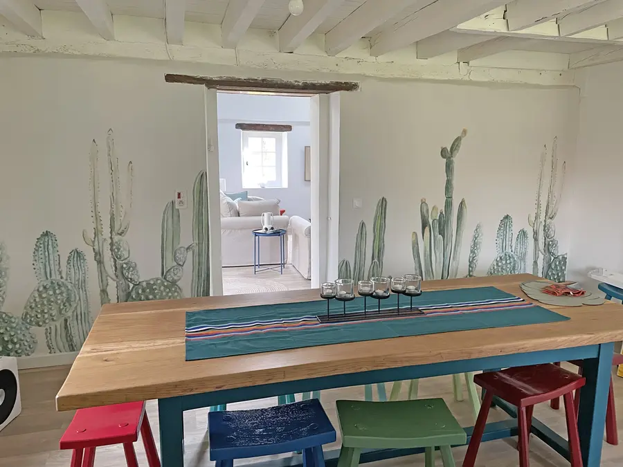 murales Cactus de acuarela u07240