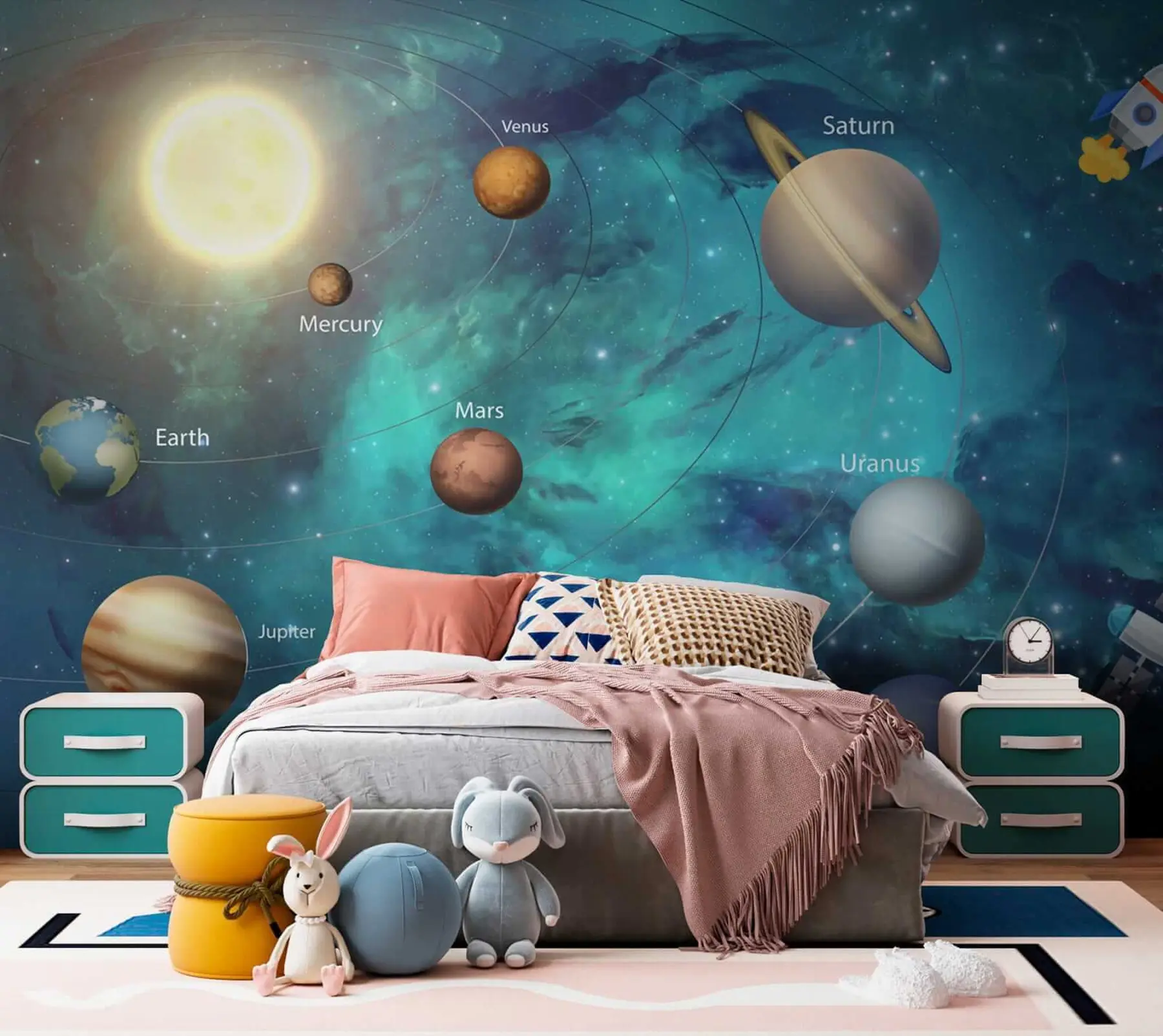 murales Atmósfera, mundo y organismo u09074