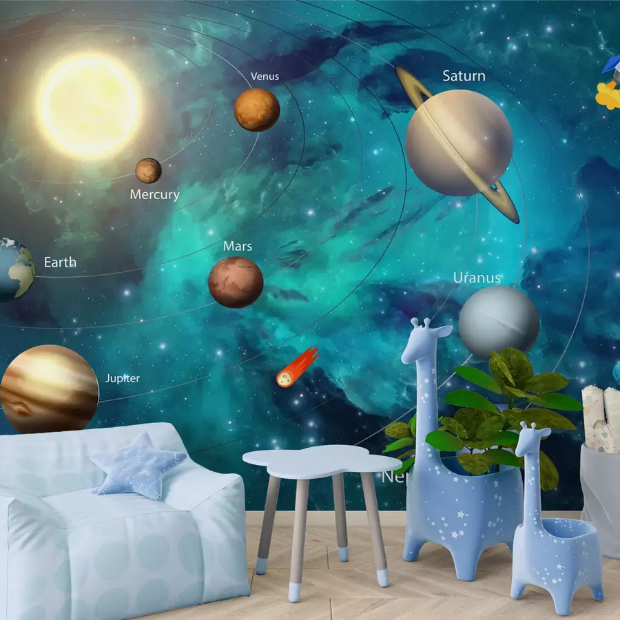 peintures murales Atmosphère, monde et organisme u09074