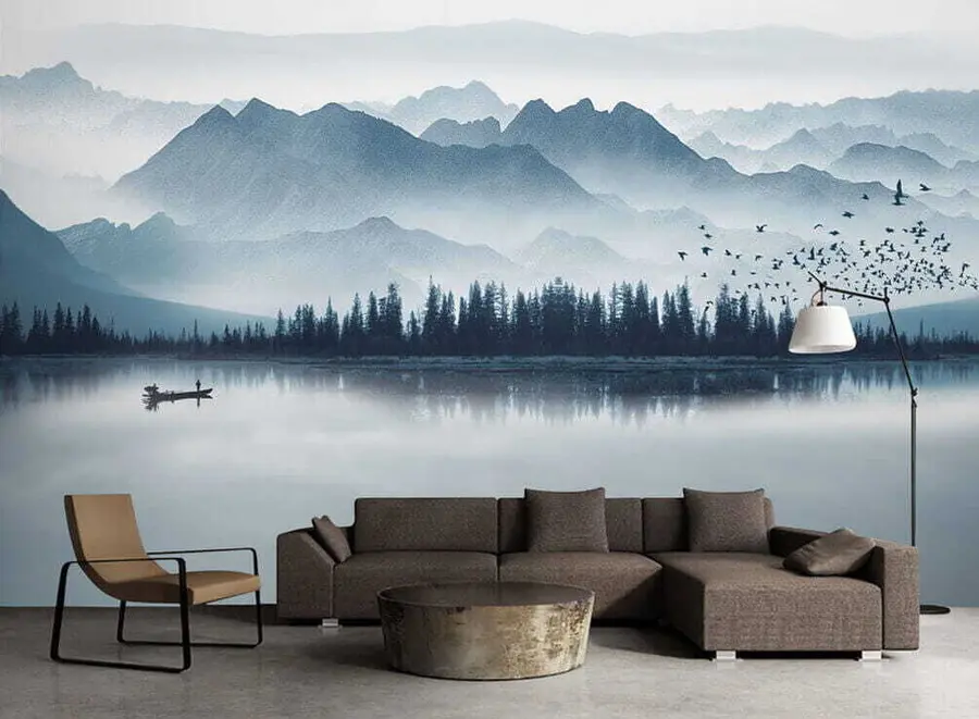 Wall Mural Photo Wallpaper Mountain Lake u10030
