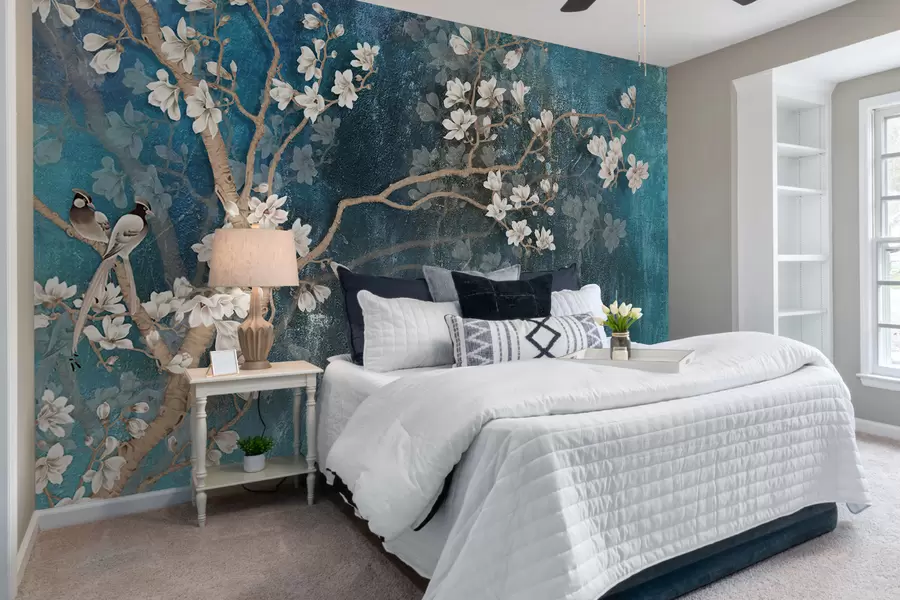 Wall Mural Photo Wallpaper Flower, water and branch u12150