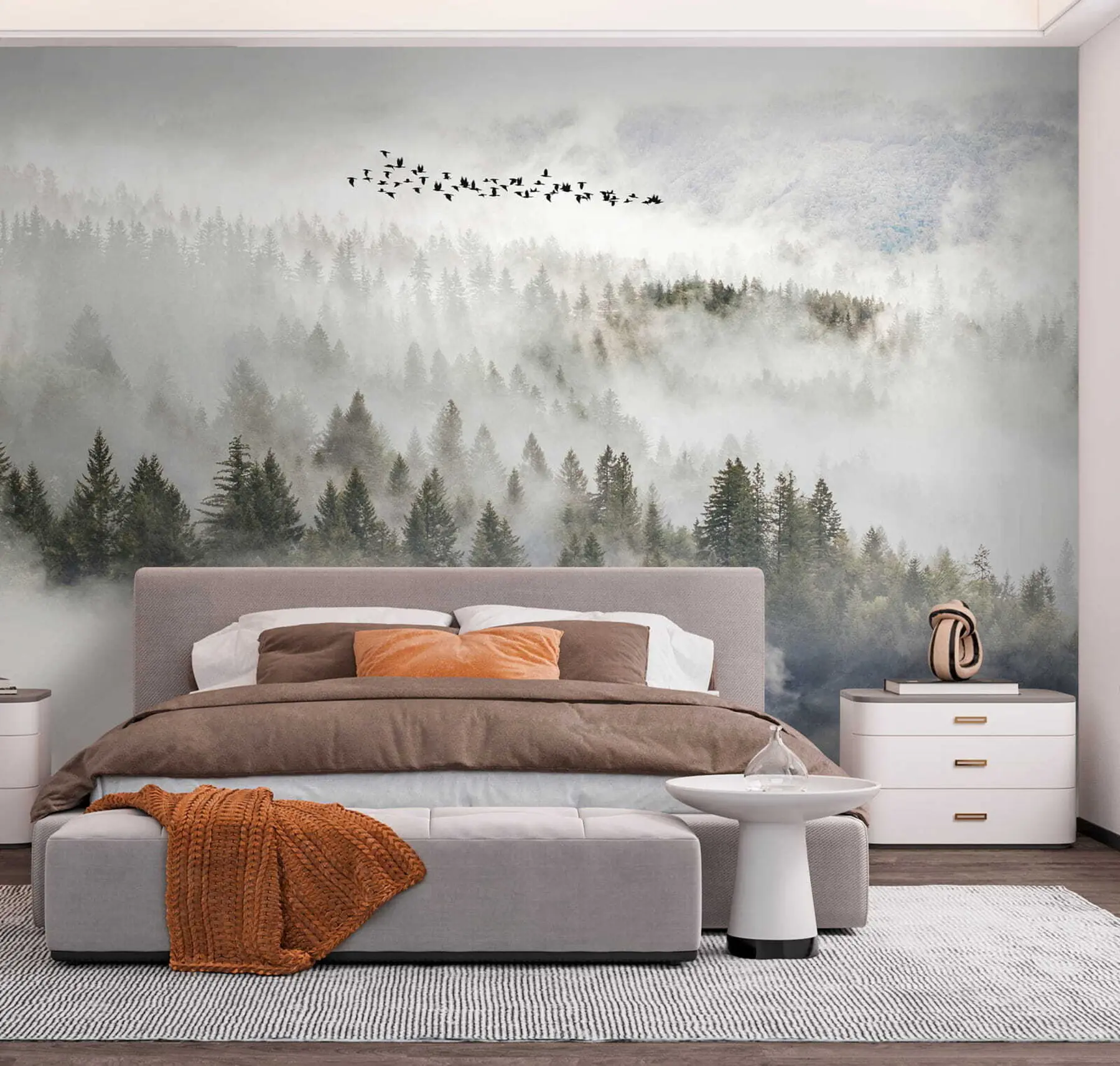 murales Nube, cielo y montaña u13823