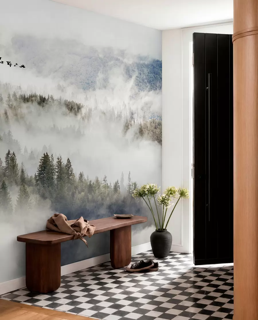 peintures murales Nuage, ciel et montagne u13823