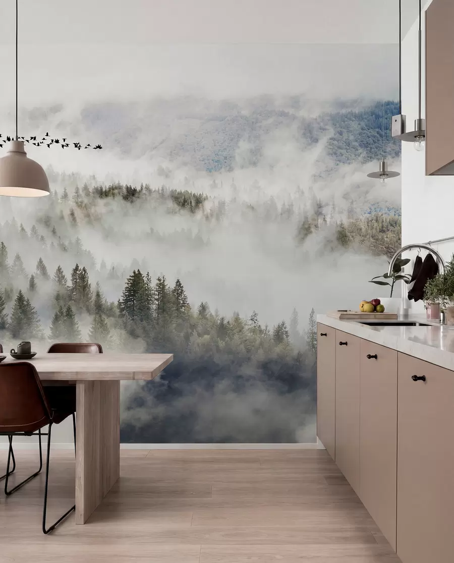 peintures murales Nuage, ciel et montagne u13823