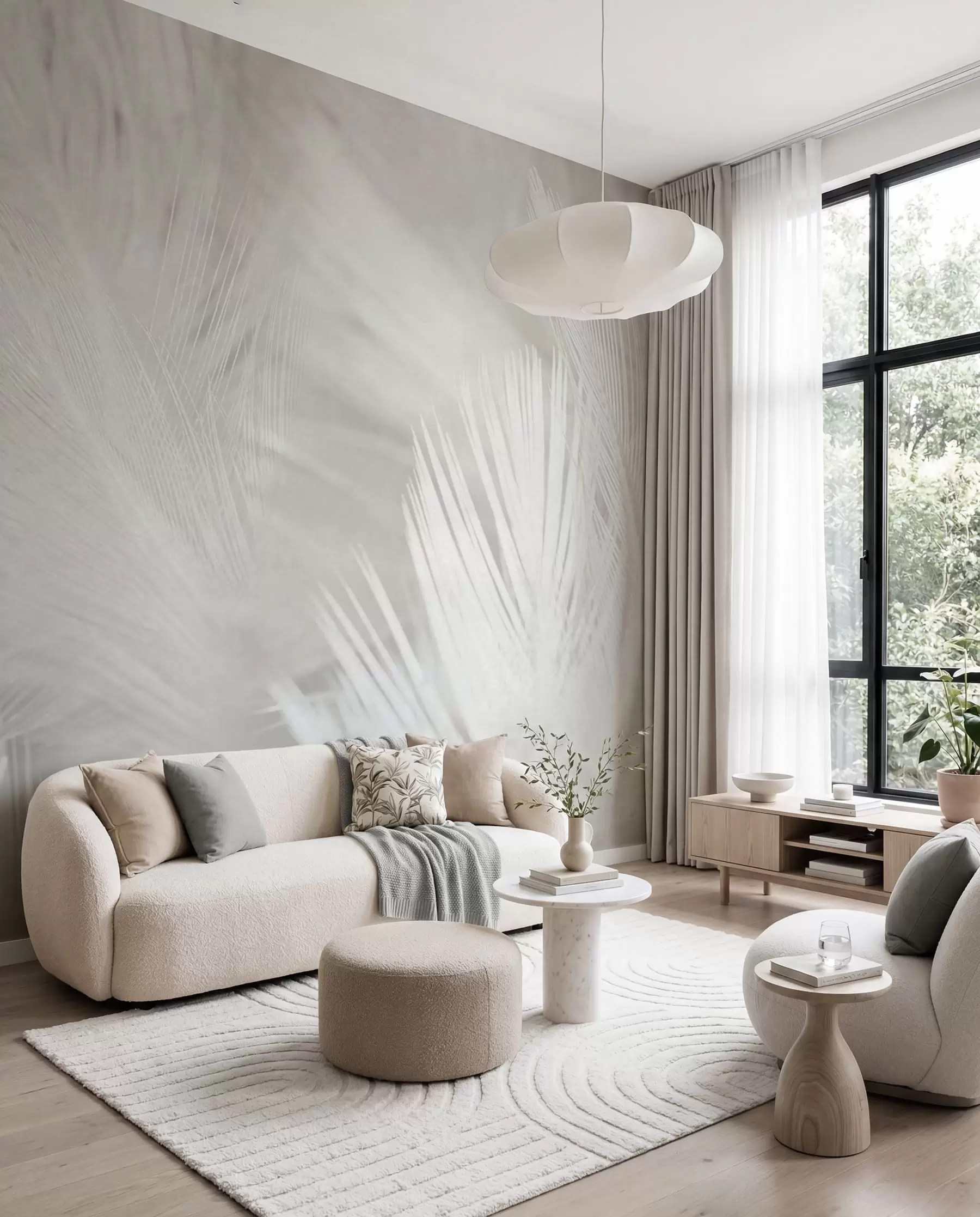 peintures murales Plumes en gros plan u15622