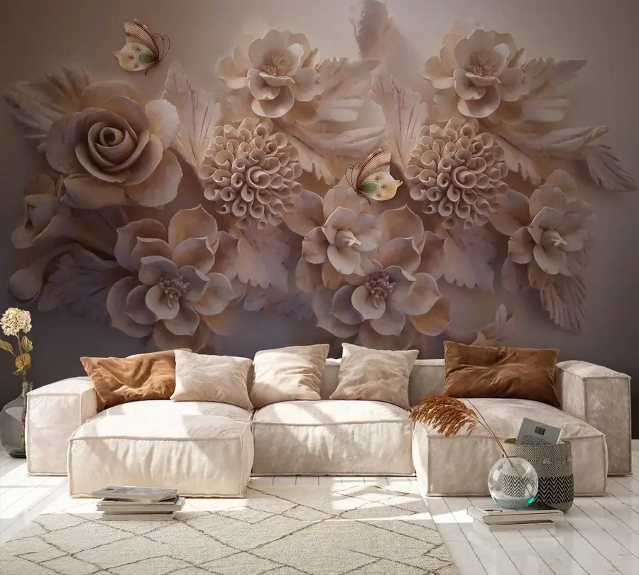 murales Flores 3d u16644