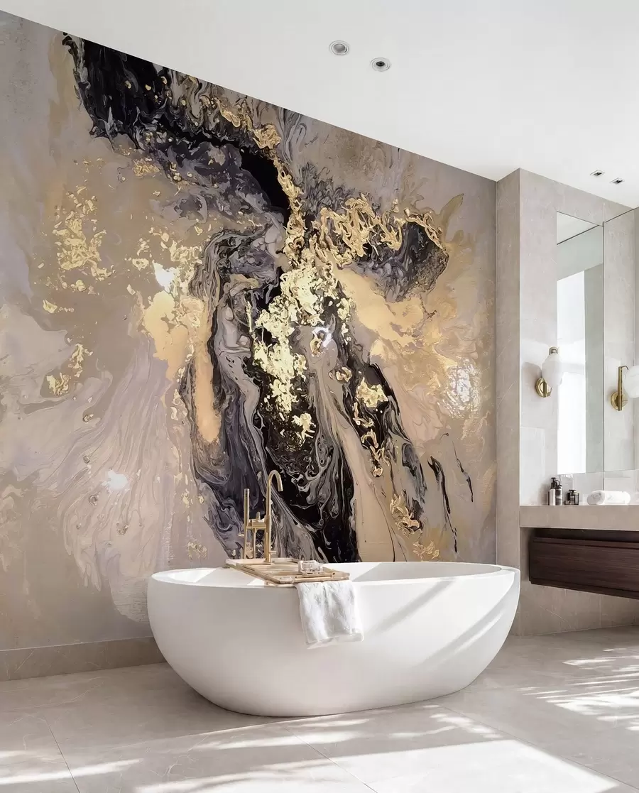 wall murals Abstract art, liquid, fluid u16941