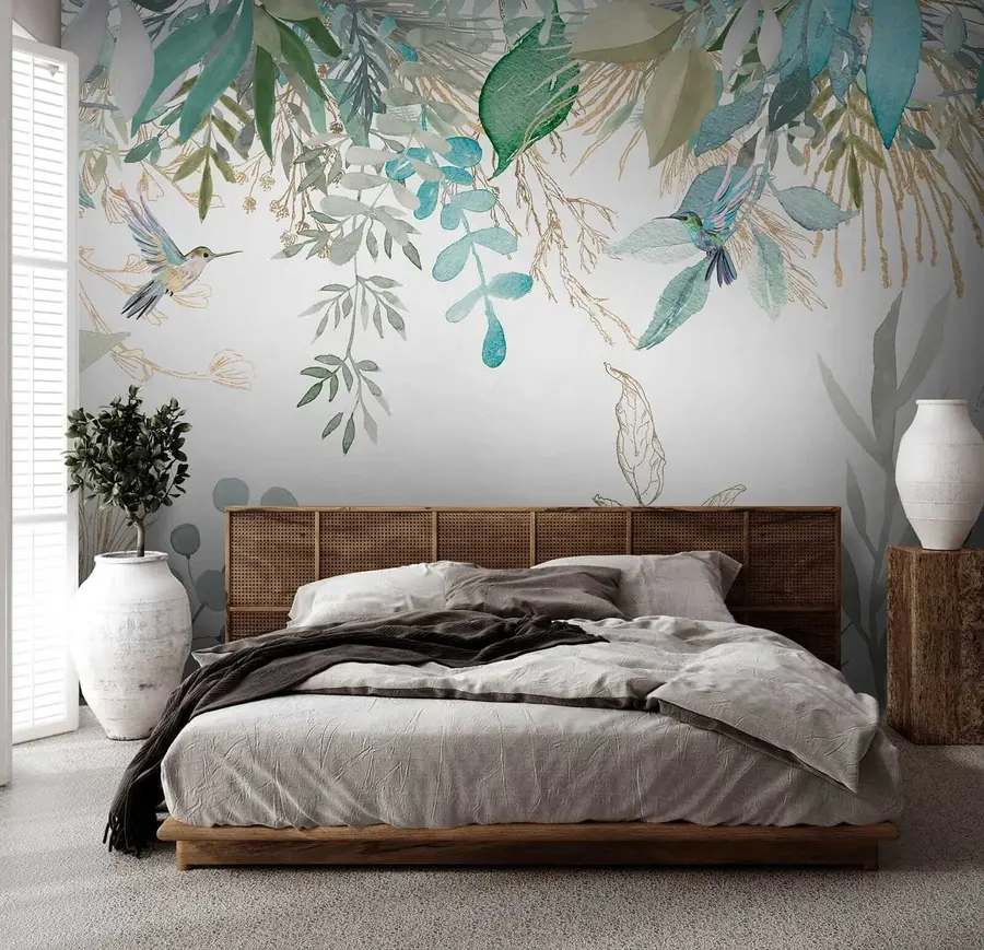 Wall Mural Photo Wallpaper Botany, leaf and green u17579