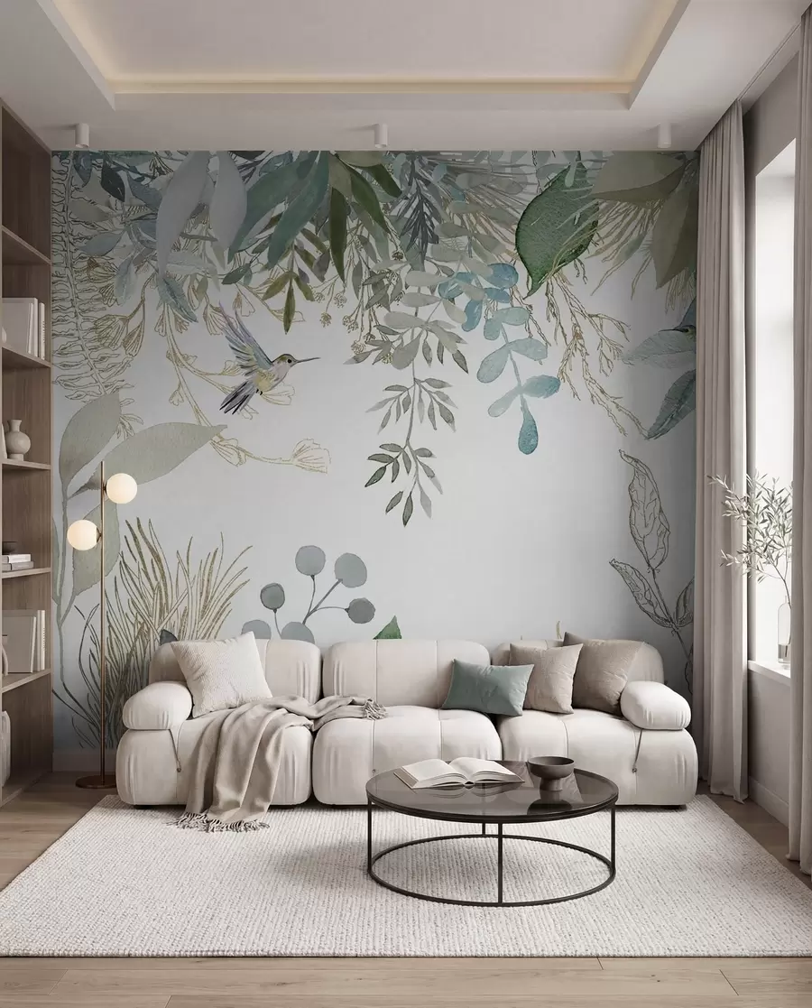 Wall Mural Photo Wallpaper Botany, leaf and green u17579