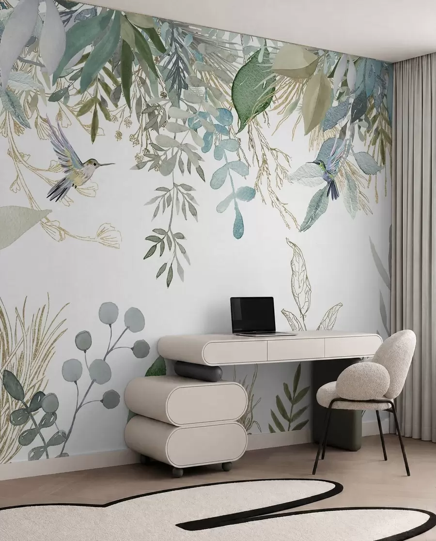 Wall Mural Photo Wallpaper Botany, leaf and green u17579