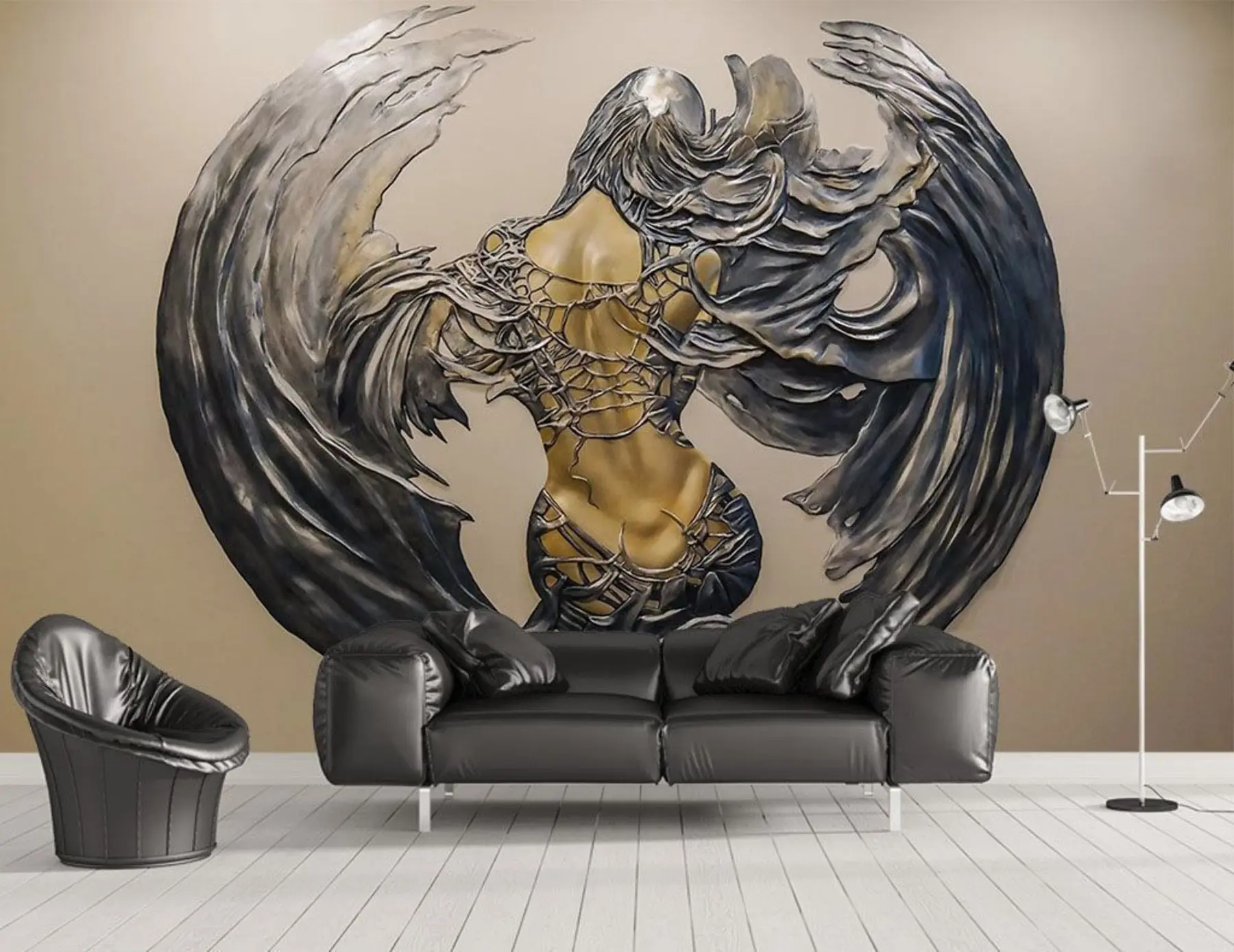 wall murals Art, wing and painting u24303