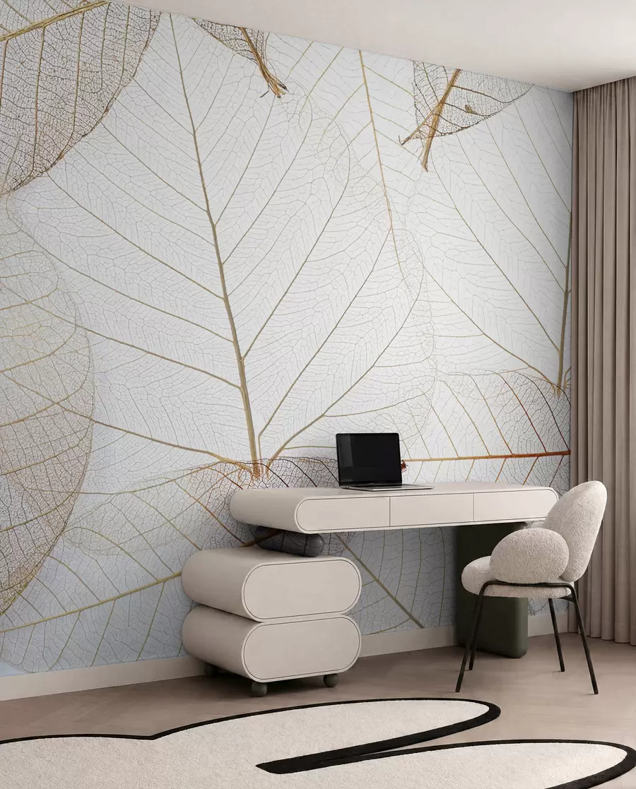 peintures murales Feuilles transparentes u24439