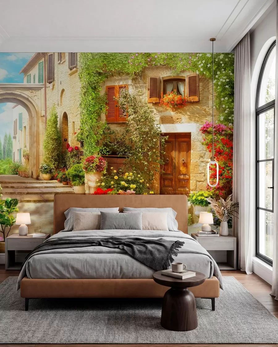 Wall Mural Photo Wallpaper Cozy street u25419