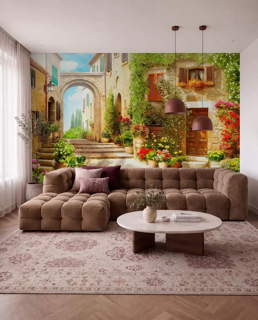 Wall Mural Photo Wallpaper Cozy street u25419