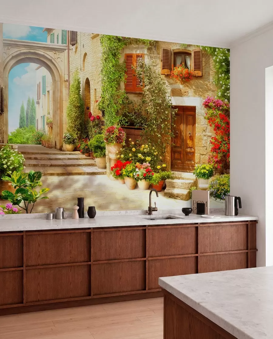 wall murals Cozy street u25419