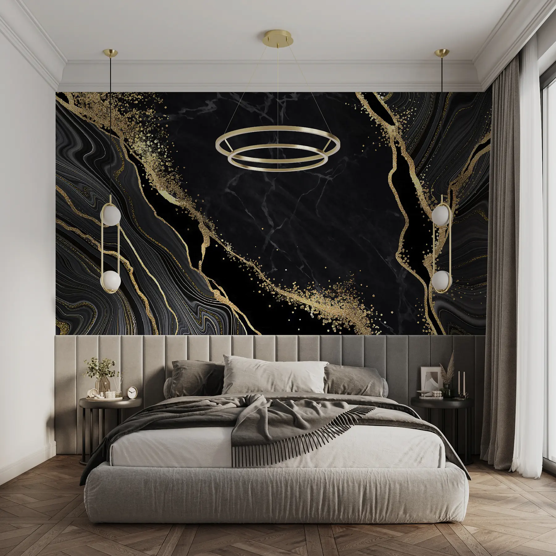wall murals Marble wall u26236