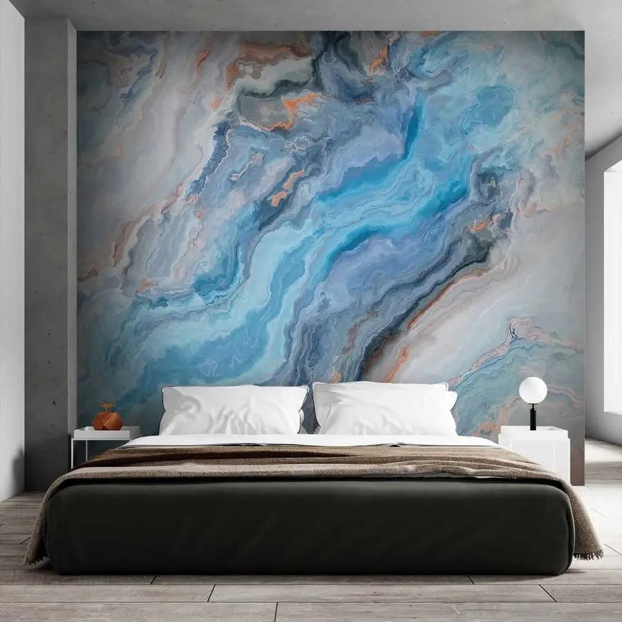 Wall Mural Photo Wallpaper Blue marble u28985