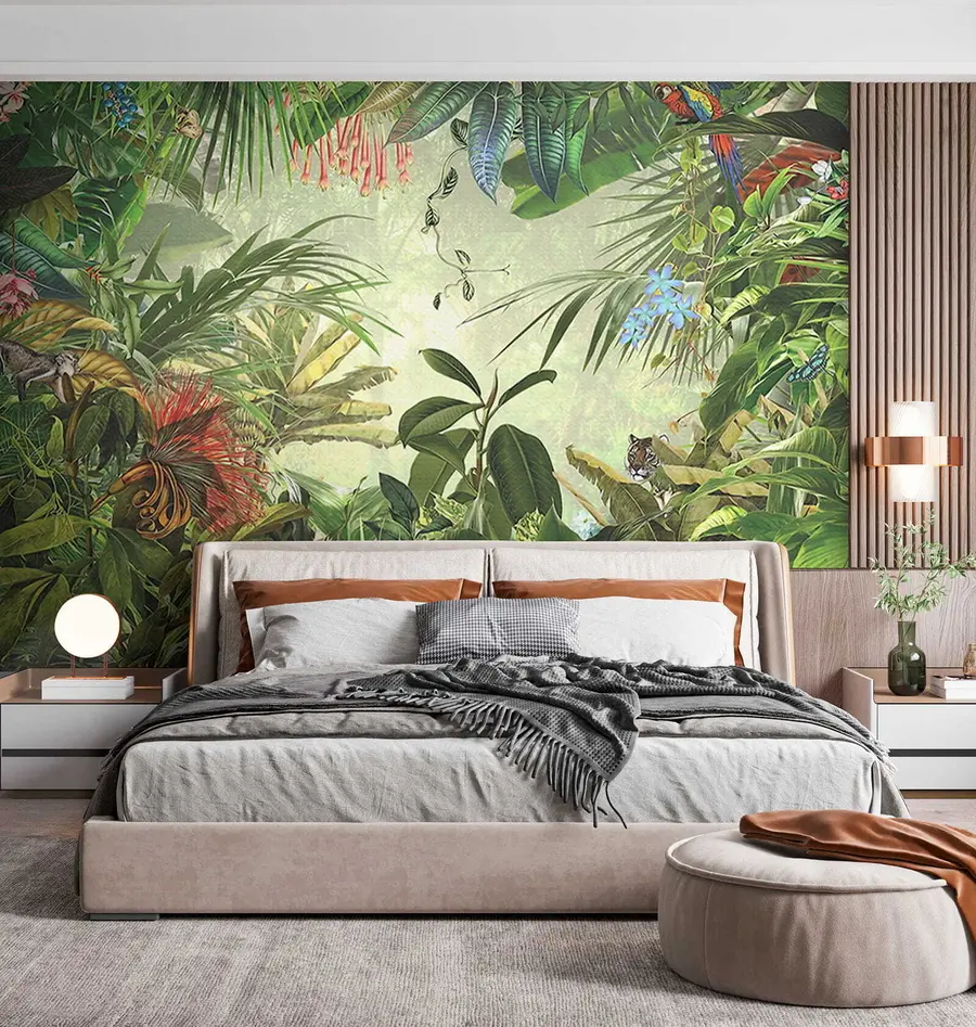 peintures murales Feuilles tropicales u29981