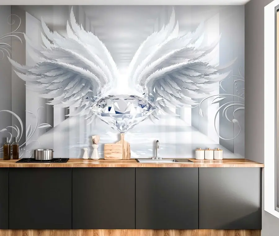 murales Belleza angelical del diamante u30249