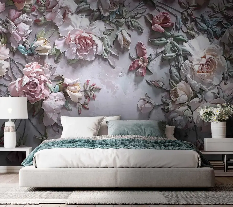 murales Flor, planta y pétalo u31869