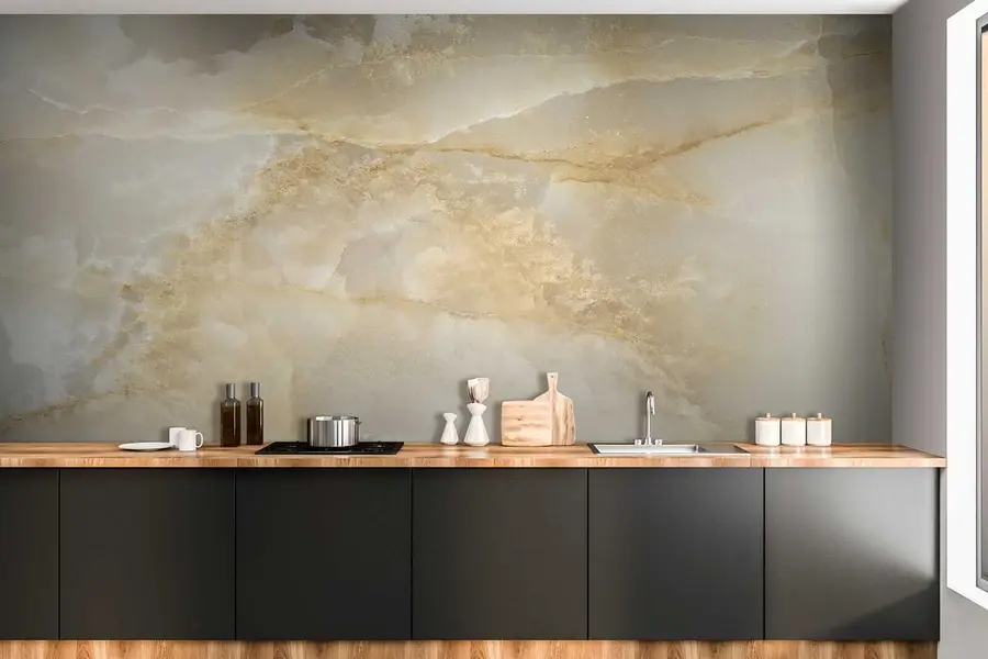 Wall Mural Photo Wallpaper Beige marble u32035