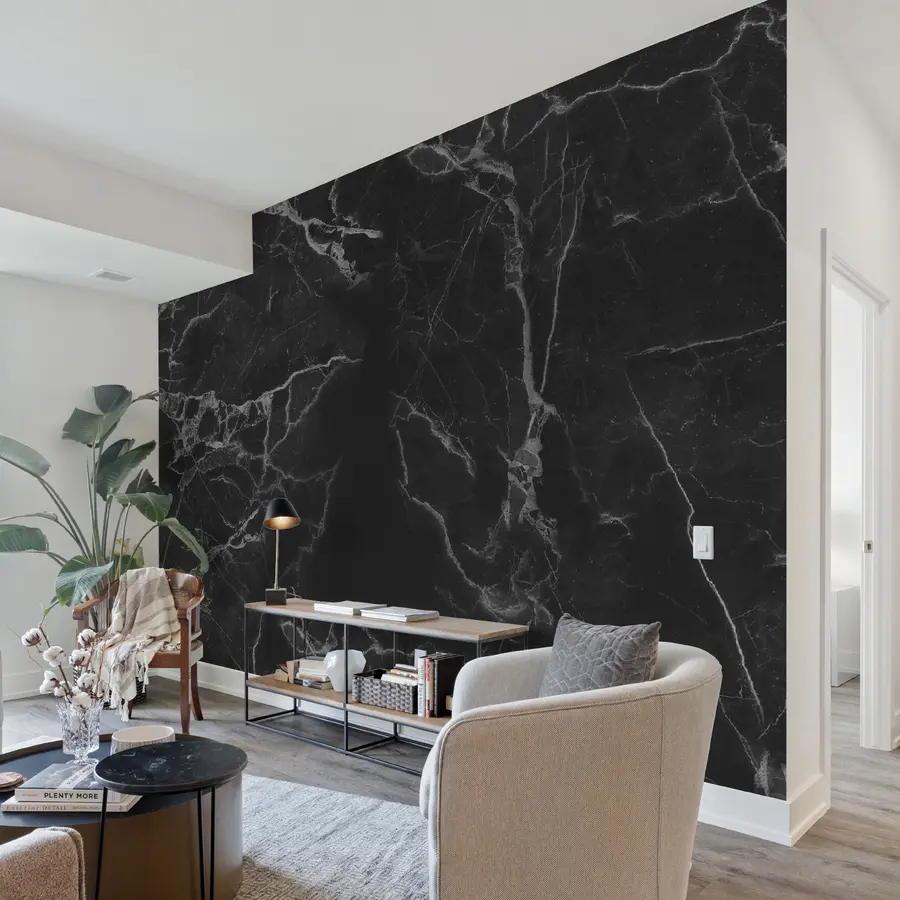 murales Mármol negro Profundidad u32084