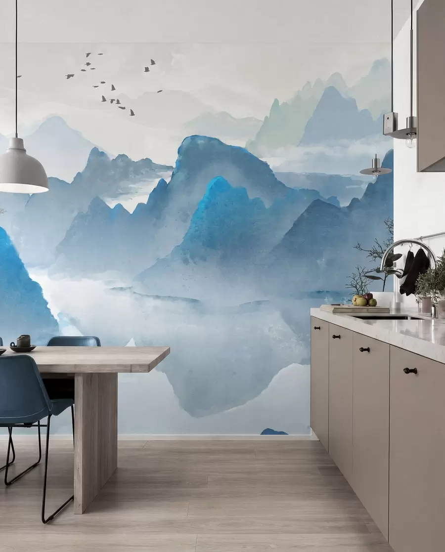 wall murals Blue Mountains u32523