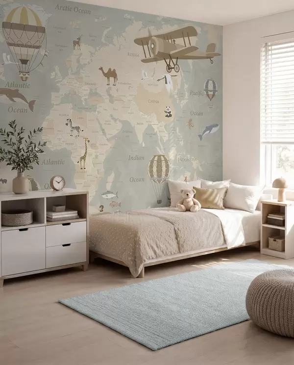 World map for kids