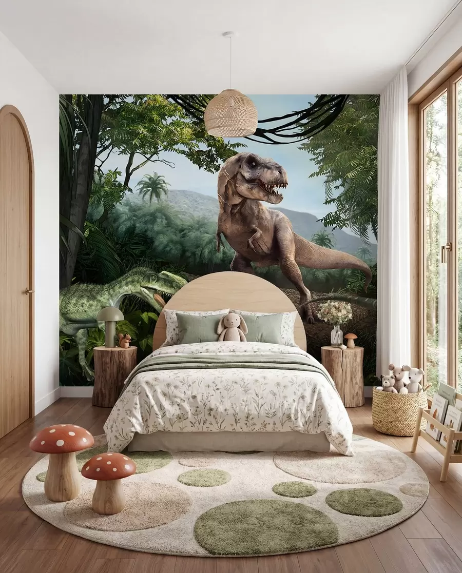 wall murals Dinosaurs in the Jungle u36756