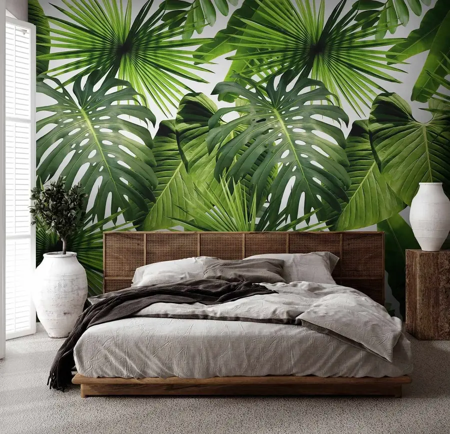 Wall Mural Photo Wallpaper Tropical greens u37767