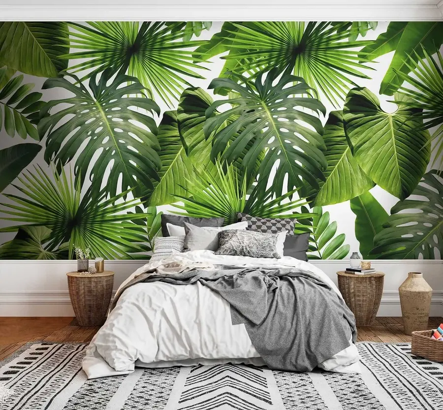 Wall Mural Photo Wallpaper Tropical greens u37767