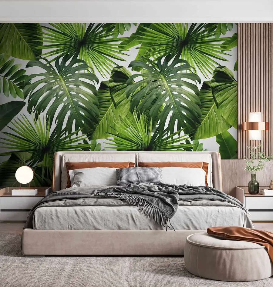 Wall Mural Photo Wallpaper Tropical greens u37767