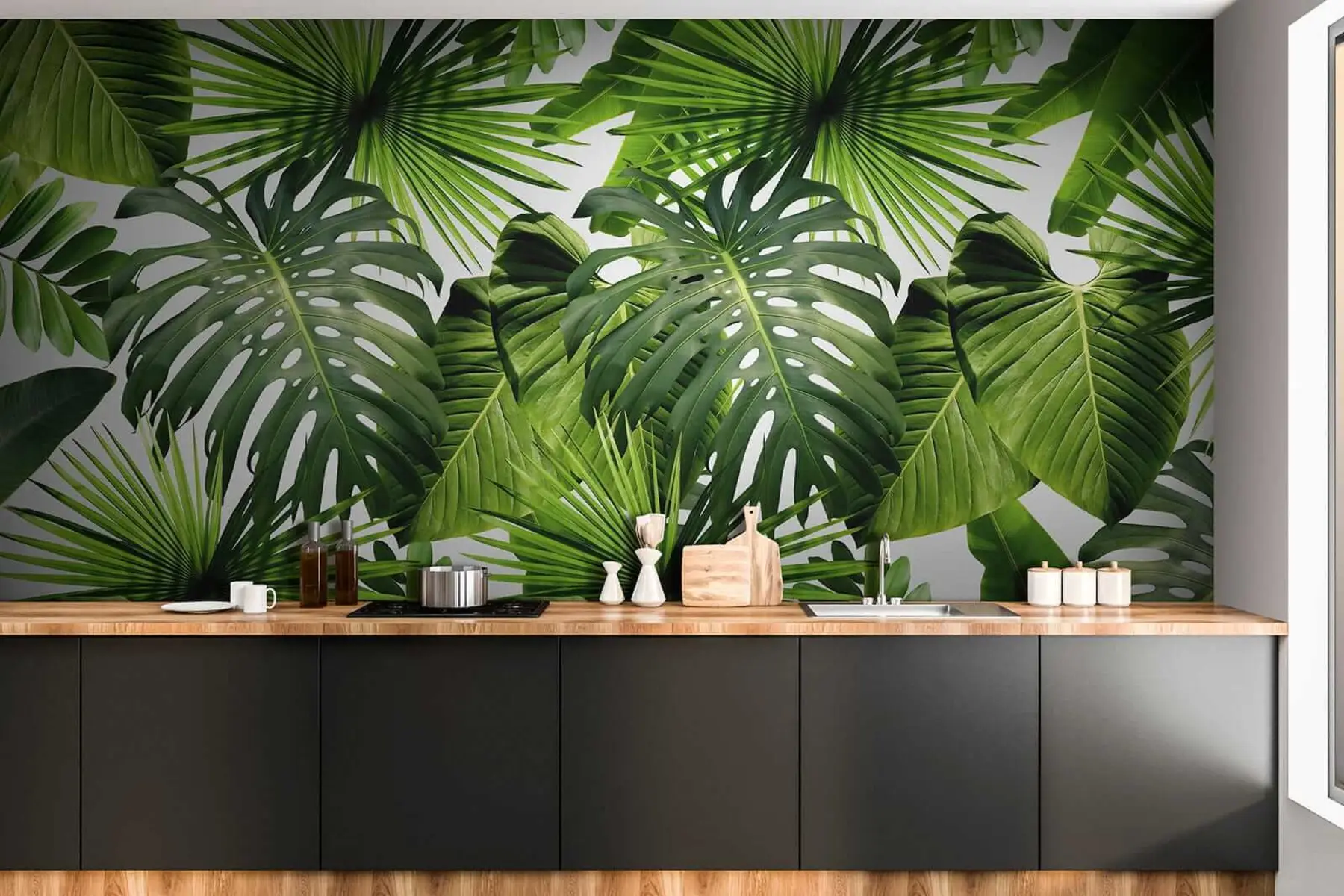 murales Verdes tropicales u37767
