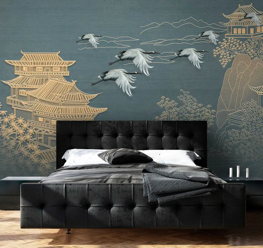 Wall Mural Photo Wallpaper Japanese style drawing u38720